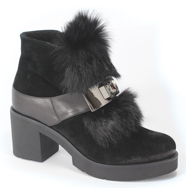 Botki Uncome 25049 Nero