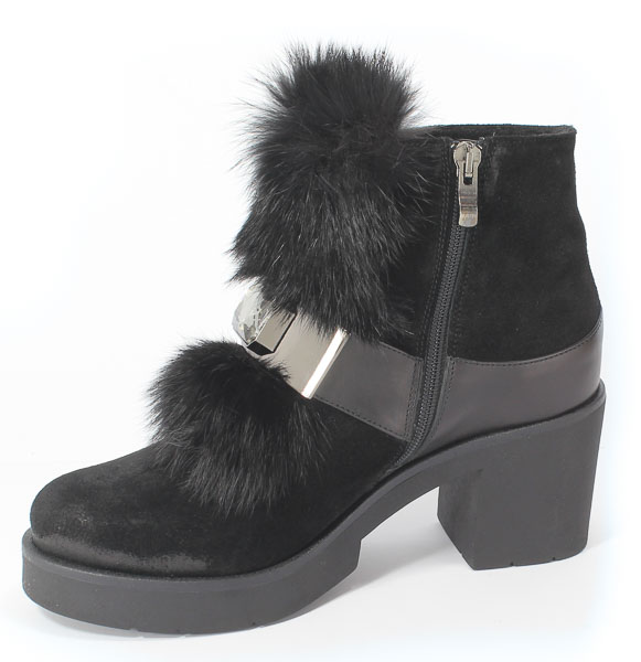 Botki Uncome 25049 Nero