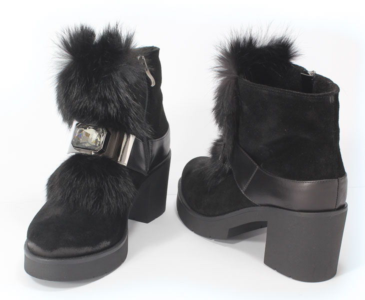 Botki Uncome 25049 Nero