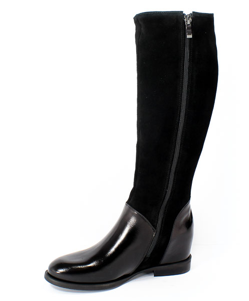 Kozaki Luca Cavialli 5175 Nero Vernice