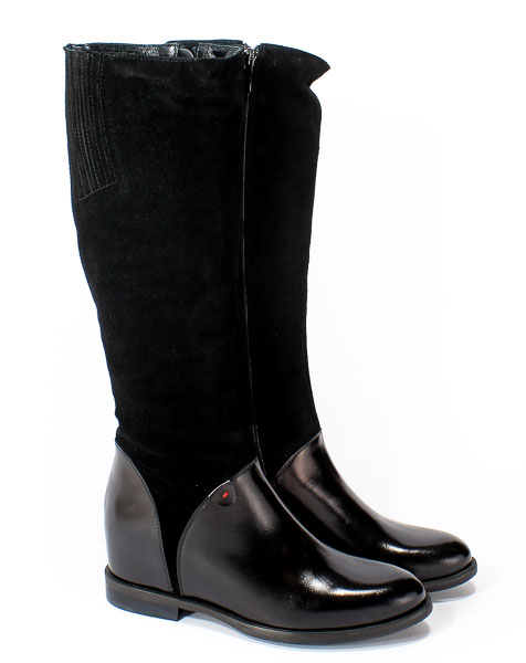 Kozaki Luca Cavialli 5175 Nero Vernice