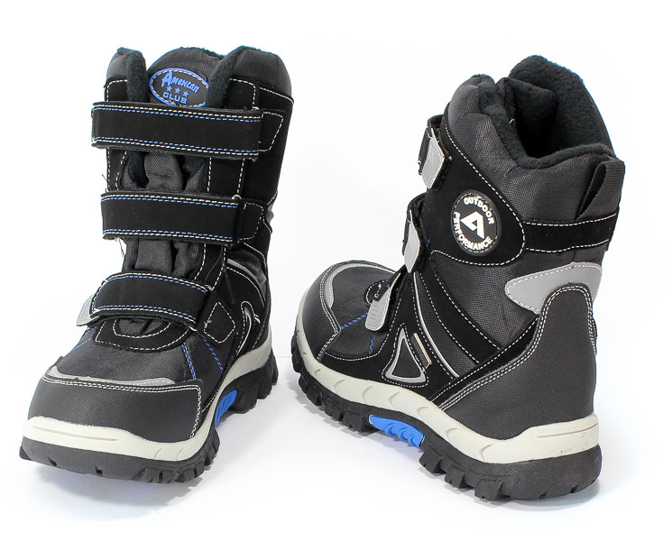 Trzewiki American SBS1702 Black/Royal Blue