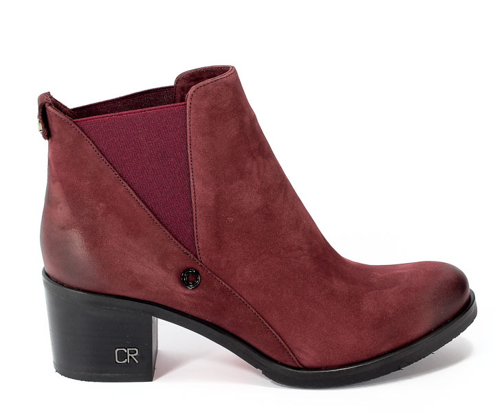 Botki Carinii B3705/N-B73-000-POL-861 Bordo