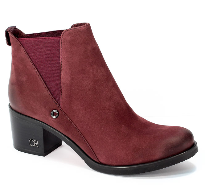 Botki Carinii B3705/N-B73-000-POL-861 Bordo