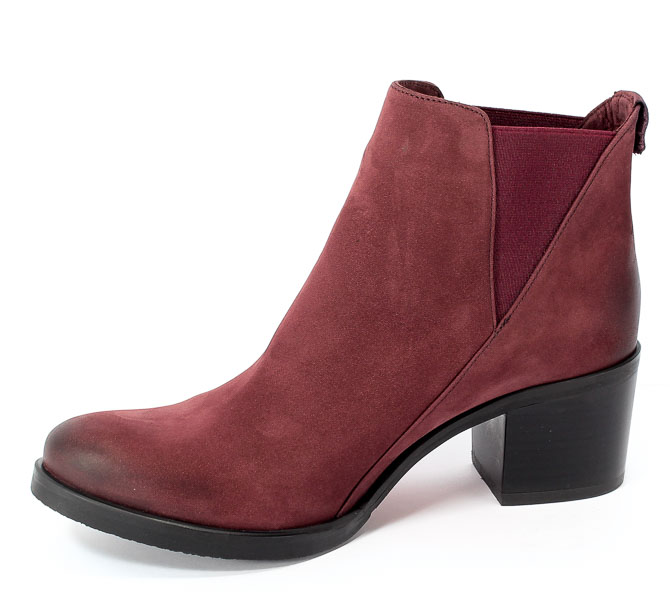 Botki Carinii B3705/N-B73-000-POL-861 Bordo