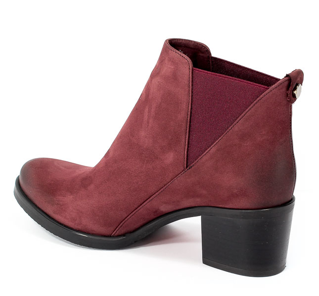Botki Carinii B3705/N-B73-000-POL-861 Bordo