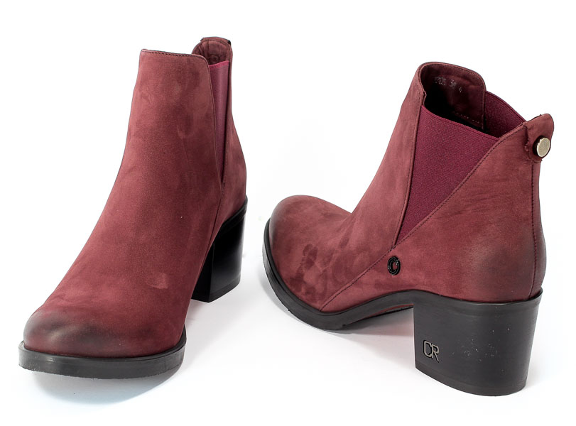 Botki Carinii B3705/N-B73-000-POL-861 Bordo