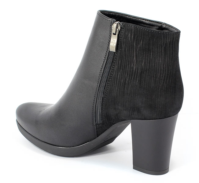 Botki Lucca 7633 Czarny/Prążki Mat
