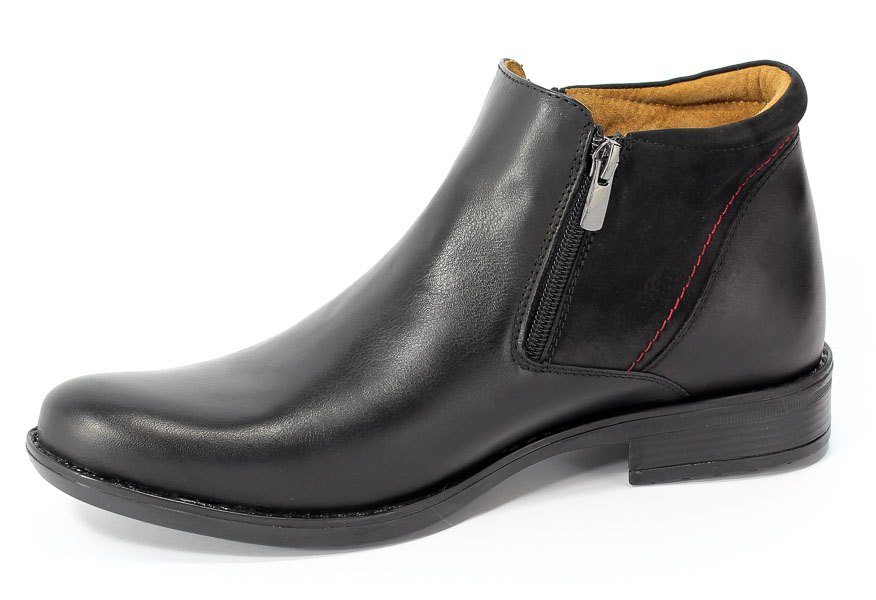 Trzewiki Euro Moda ST 367 Czarny/165/006/Tr