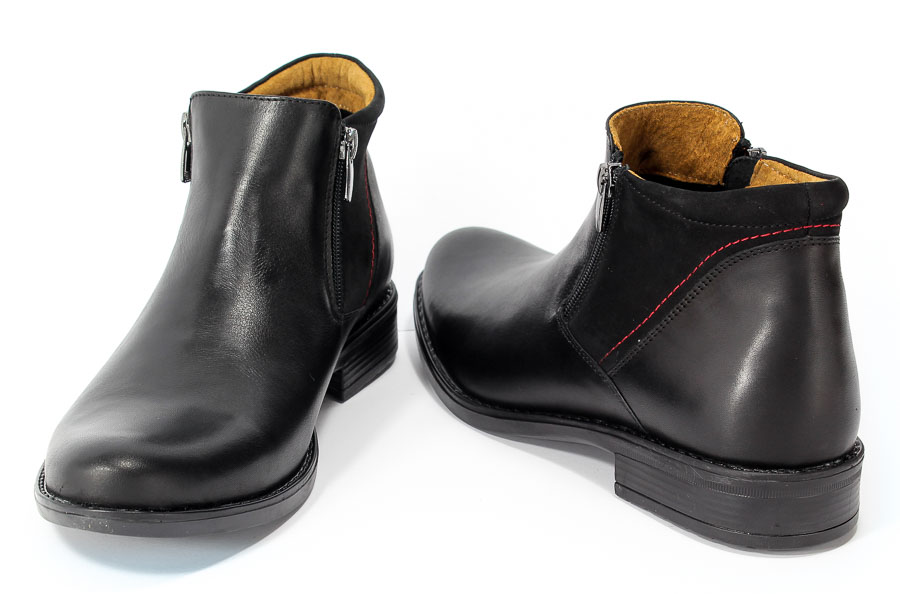 Trzewiki Euro Moda ST 367 Czarny/165/006/Tr