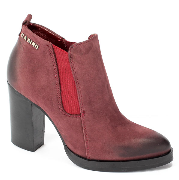 Botki Carinii B3340-B73-000-PSK-B77 Bordo