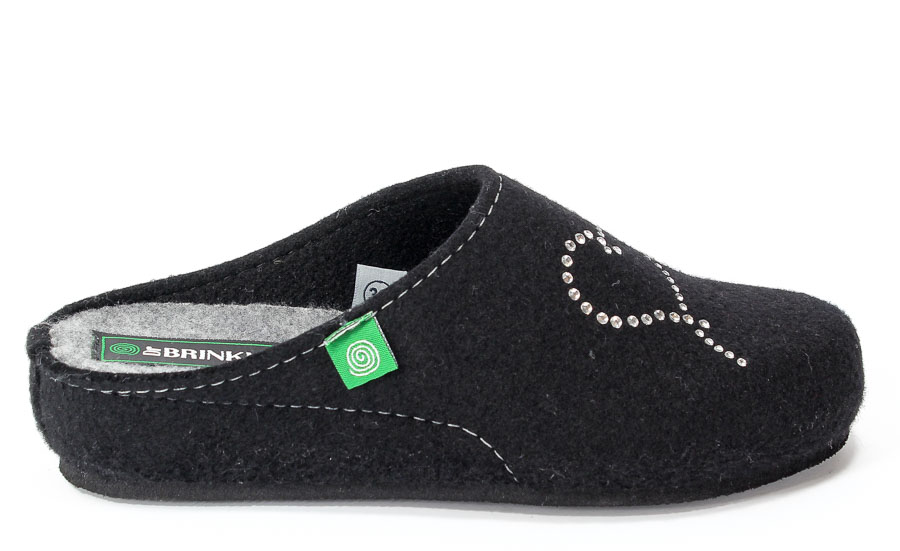Pantofle Brinkmann 330150 Schwarz