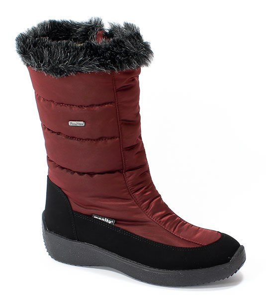 Śniegowce Manitu 991120 Bordeaux Polar Tex
