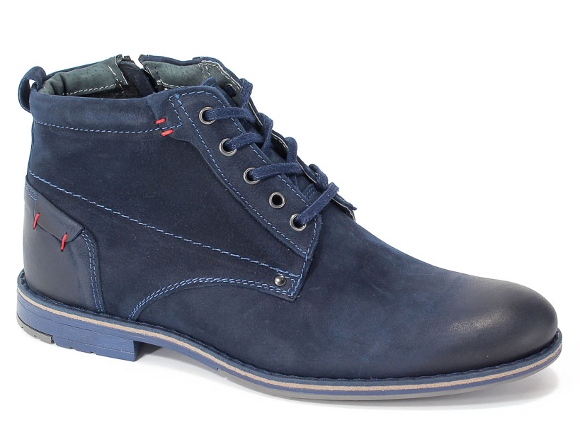 Trzewiki Riko 791 Juma Jeans/Granat