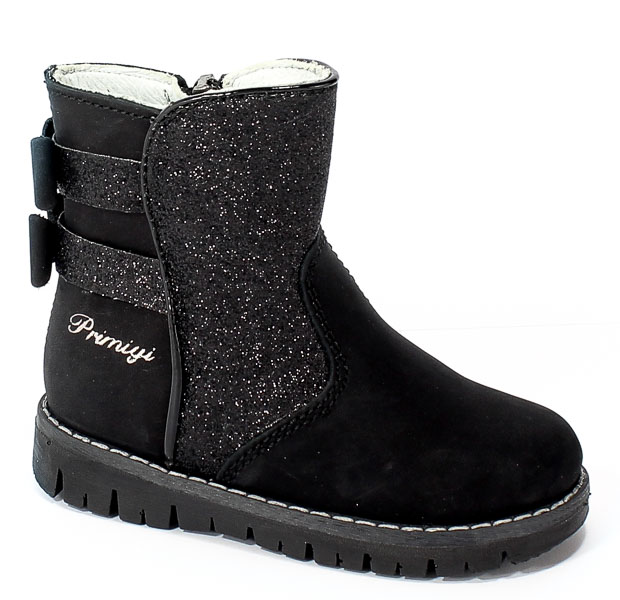 Trzewiki Primigi 85221/00 Nabuk/T.Glitter/Nero r.19-26