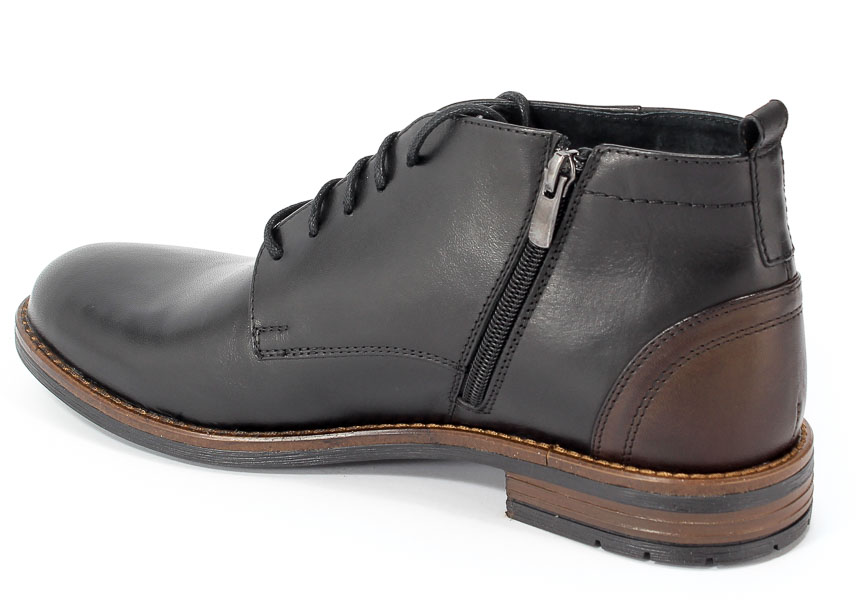 Trzewiki Euro Moda ST 386 Czarny/165/089/Tr
