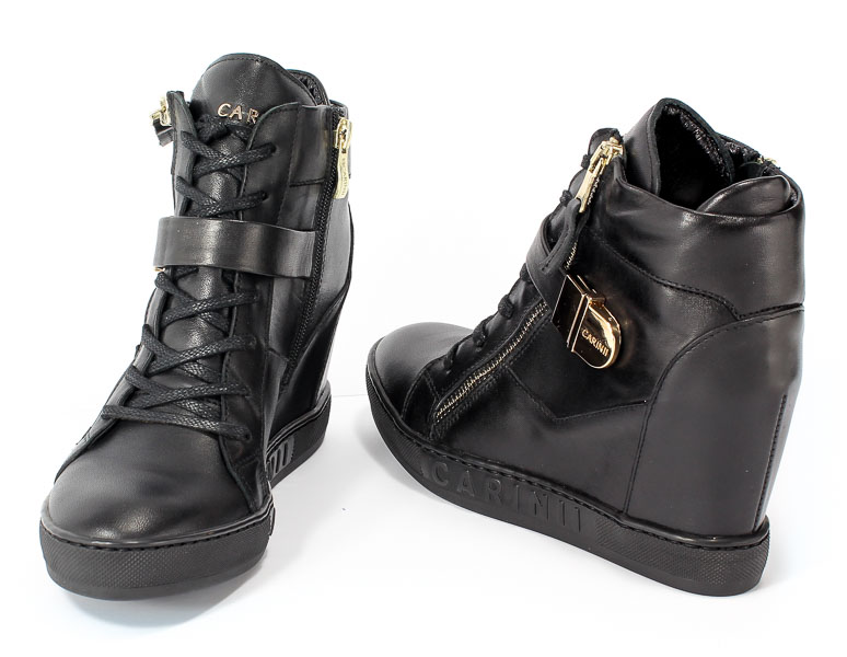 Sneakersy Carinii B4095-E50-000-PSK-B88 Czarny