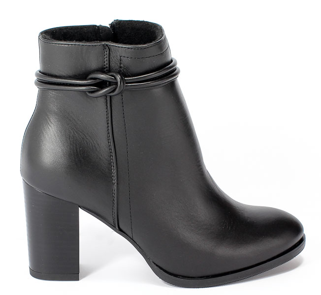 Botki Cortesini Z1140 Skóra Czarny