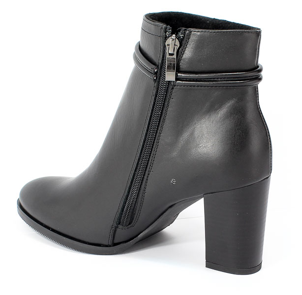 Botki Cortesini Z1140 Skóra Czarny