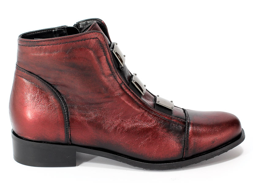 Trzewiki Eksbut 65-3558-F95-1G Bordo/Czarny