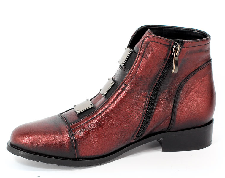Trzewiki Eksbut 65-3558-F95-1G Bordo/Czarny