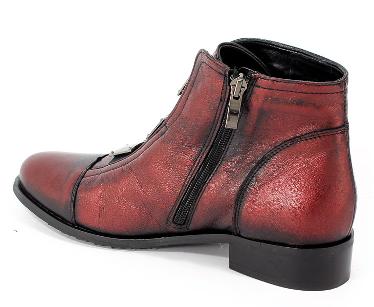 Trzewiki Eksbut 65-3558-F95-1G Bordo/Czarny