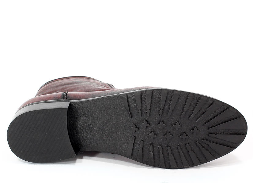 Trzewiki Eksbut 65-3558-F95-1G Bordo/Czarny