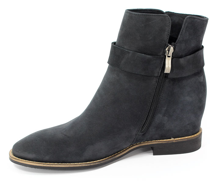 Botki Bravo Moda 2085 Czarny Nubuk