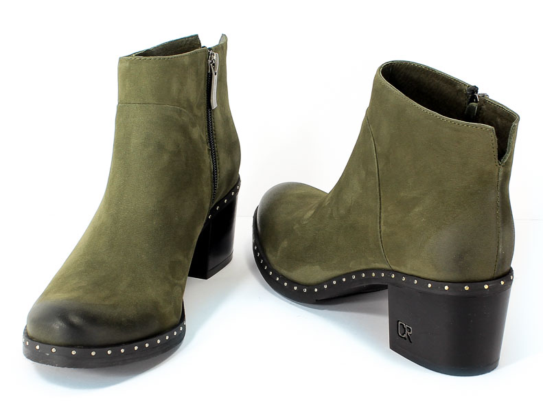 Botki Carinii B4044-I43-000-PSK-861 Zielony
