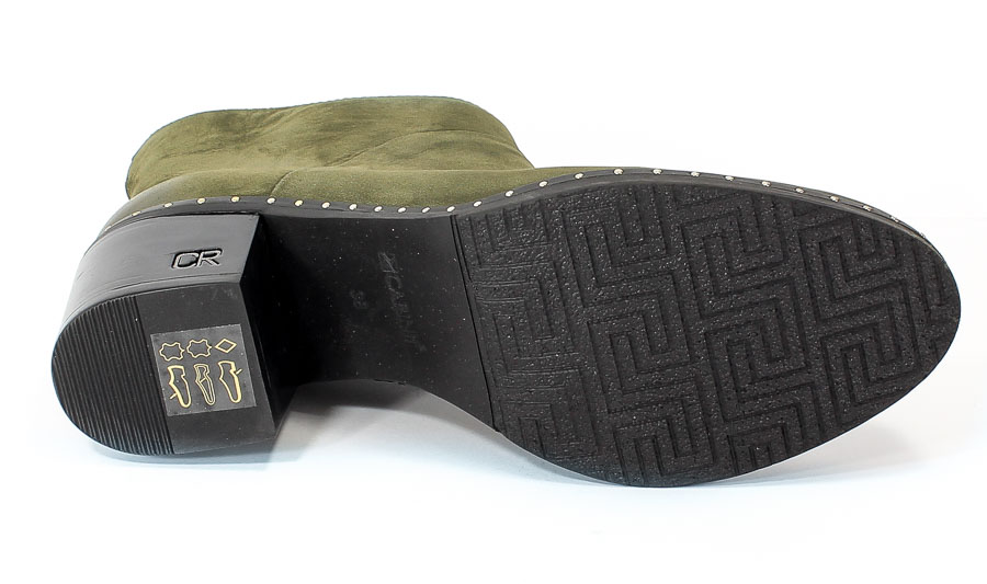 Botki Carinii B4044-I43-000-PSK-861 Zielony