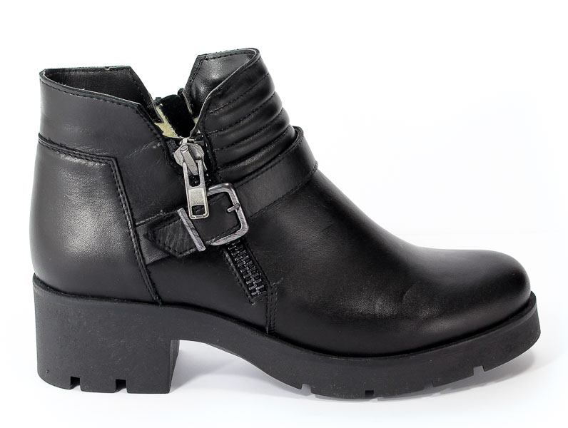 Botki Pollonus 5-0878-001 Czarny Velvet