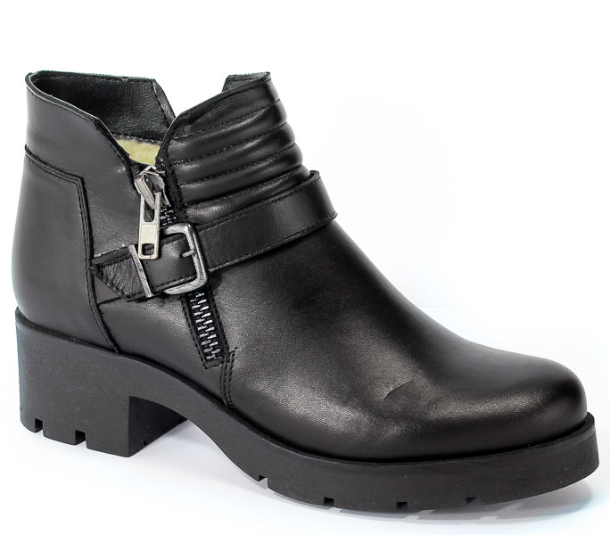 Botki Pollonus 5-0878-001 Czarny Velvet