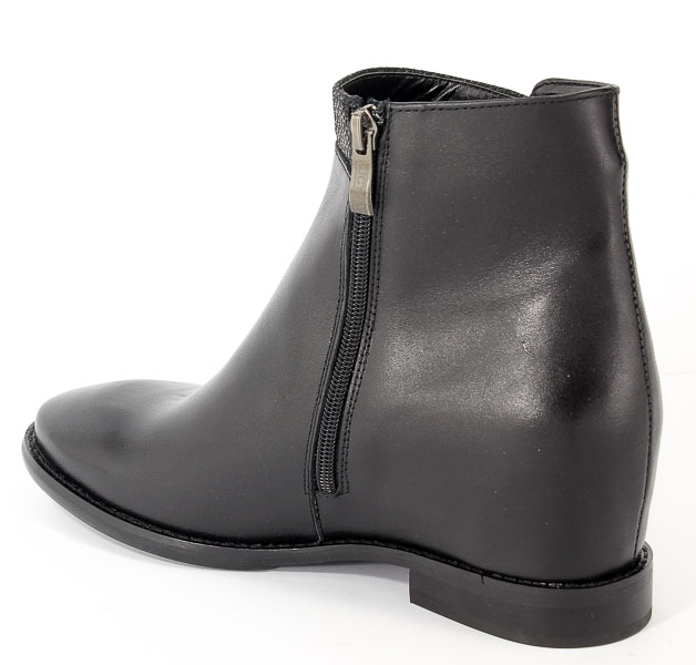 Botki Lucca 71056 Czarny/Cętki