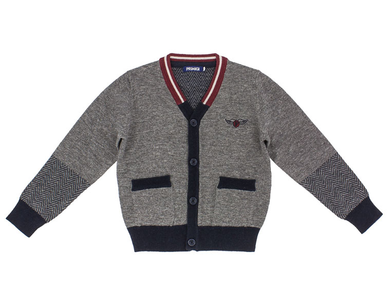 Swetr Primigi Outwear 3814304101403 Grey 7-14 Lat
