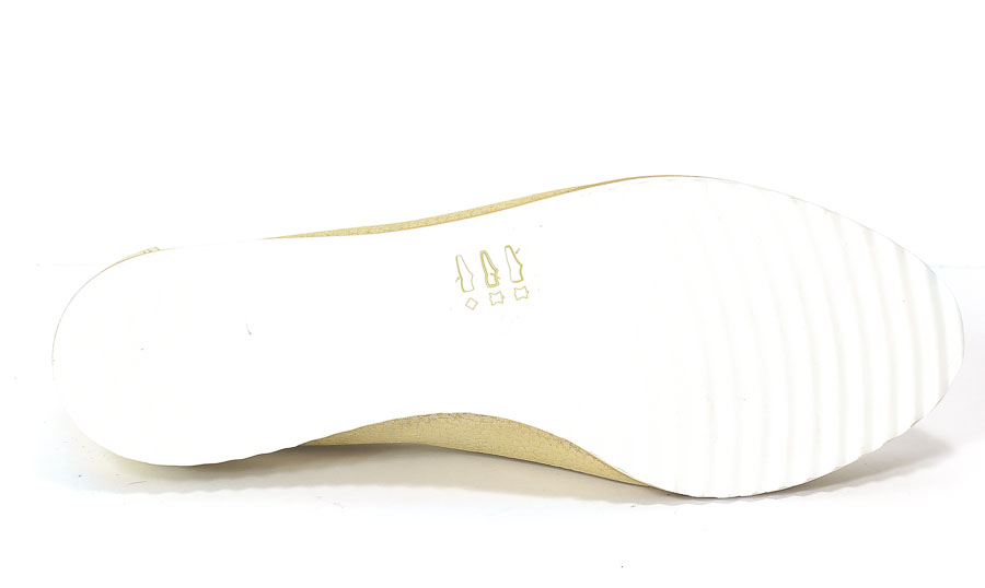 Baleriny Nicole 2206 Złoto/P