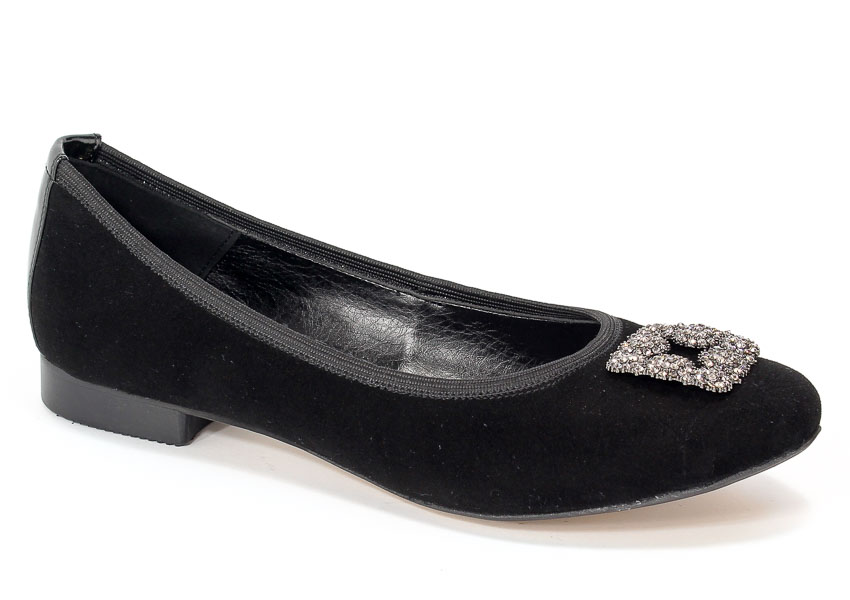Baleriny Nicole 2117 Czarny/L