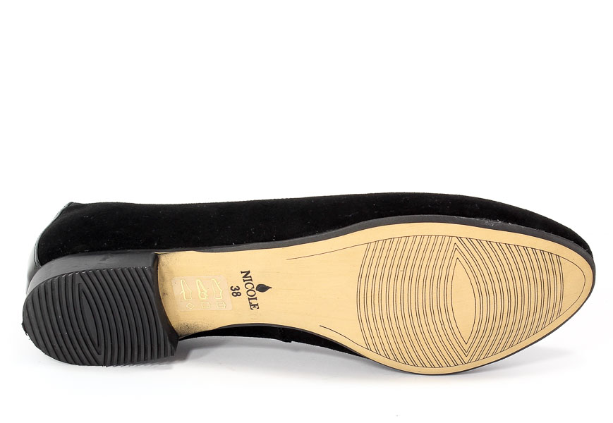 Baleriny Nicole 2117 Czarny/L