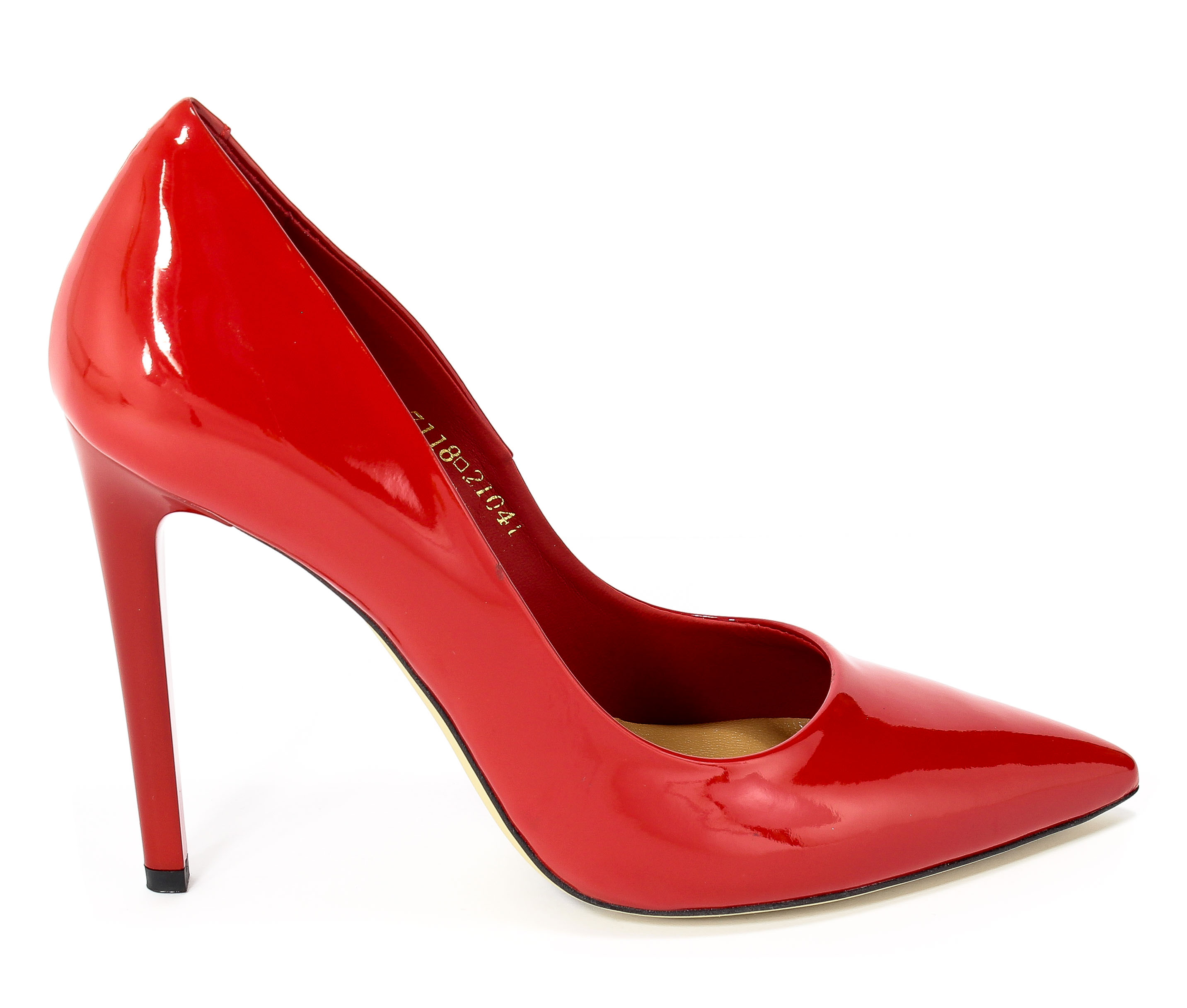 Czółenka Visconi 7118534/773 Rosso Lak