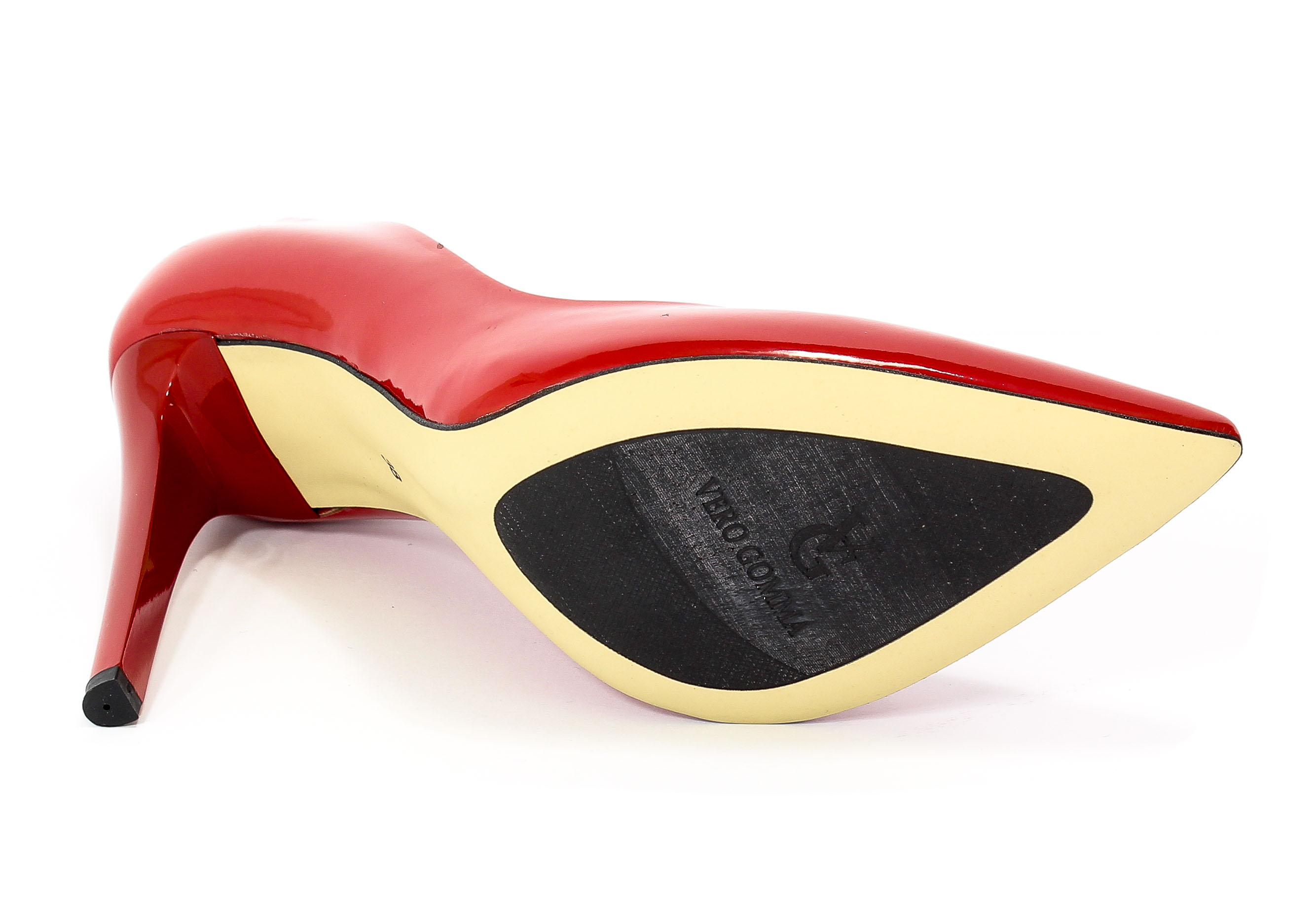 Czółenka Visconi 7118534/773 Rosso Lak