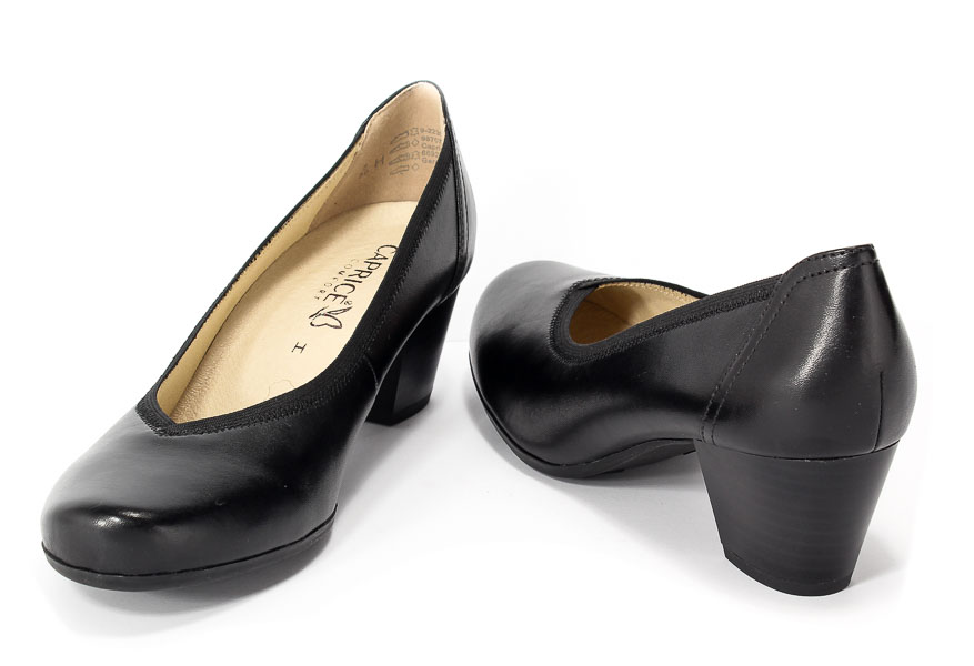 Caprice Czółenka 9-22301-20 022 Black Nappa