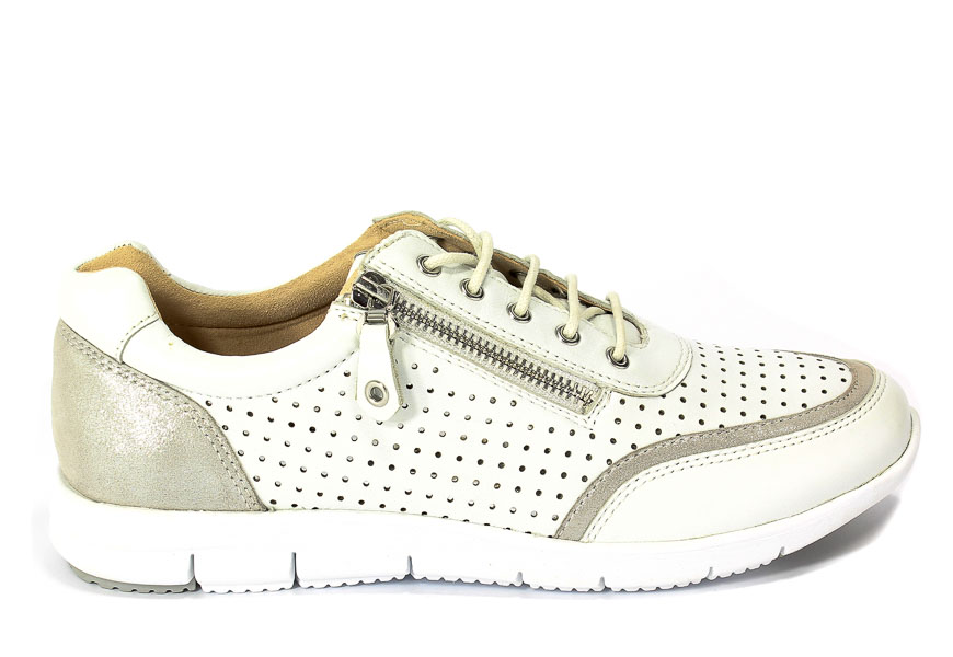 Półbuty Caprice 9-23601-20 190 Wht Perl Multi