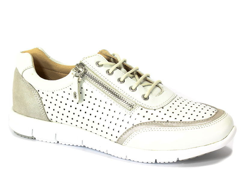 Półbuty Caprice 9-23601-20 190 Wht Perl Multi