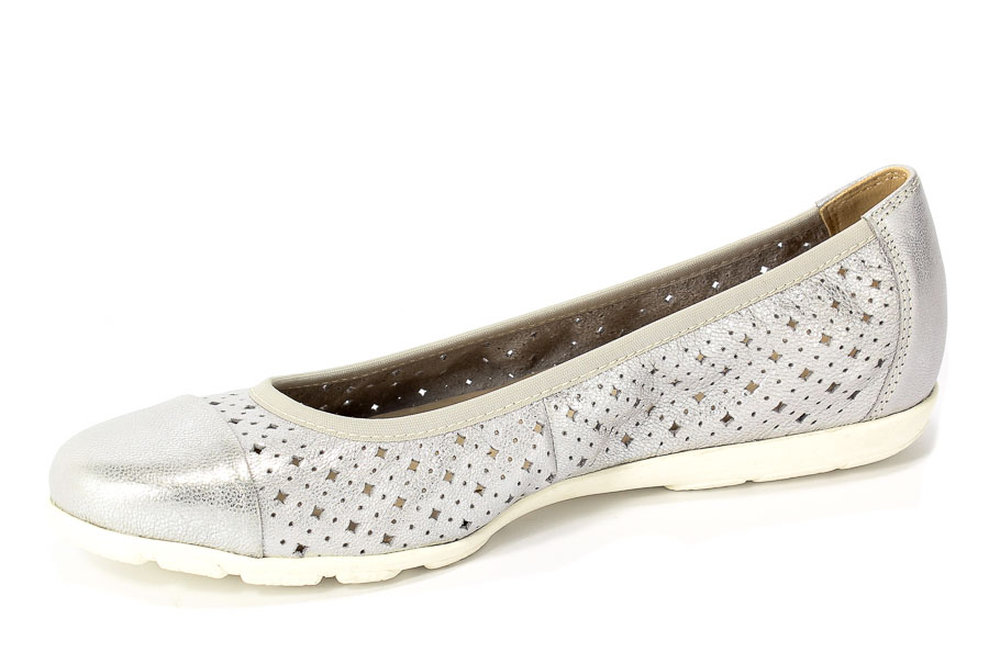Baleriny Caprice 9-22151-20 920 Silver Metal