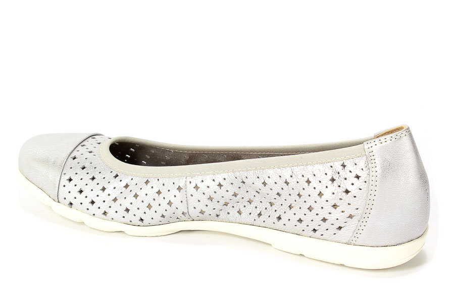 Baleriny Caprice 9-22151-20 920 Silver Metal