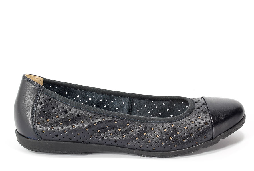 Baleriny Caprice 9-22151-20 855 Ocean Nappa