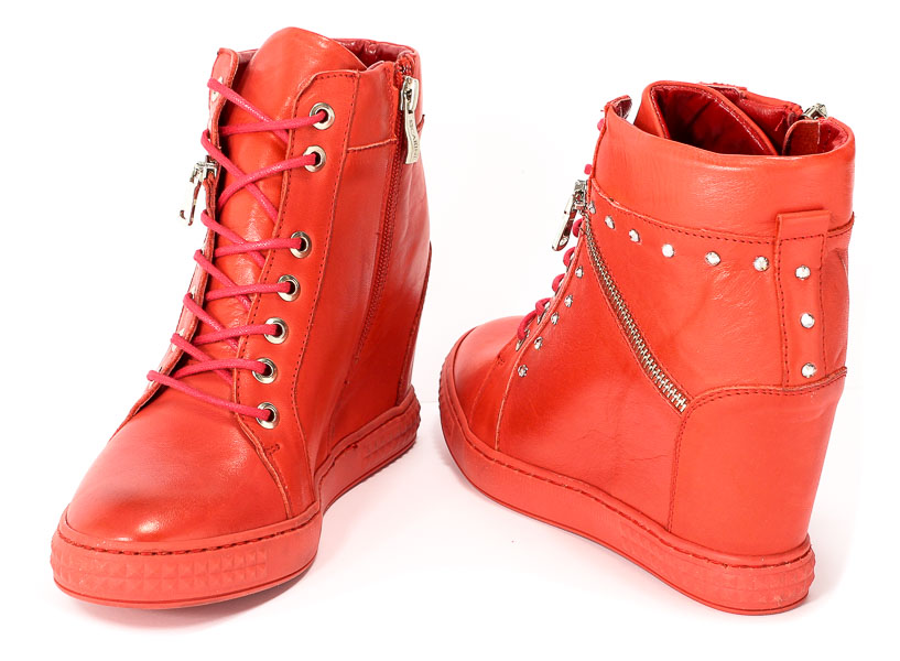 Sneakersy Carinii B3254-H54-000-000-B88 Czerwony