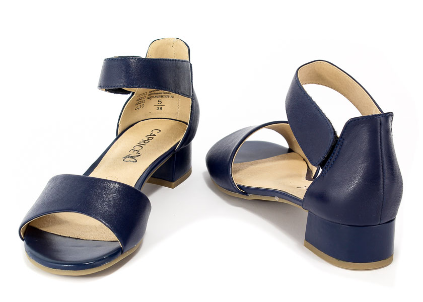Sandały Caprice 9-28212-20 876 Navy Nappa