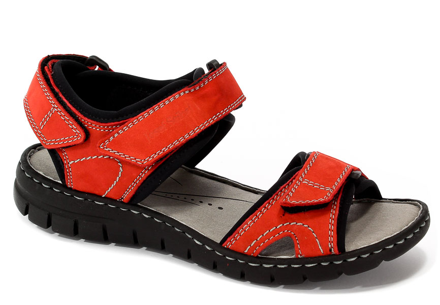 Sandały Josef Seibel 93401 751 401 Stefanie 01 Rot-Kombi
