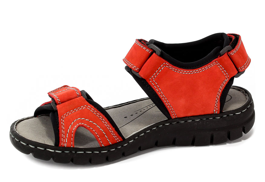 Sandały Josef Seibel 93401 751 401 Stefanie 01 Rot-Kombi