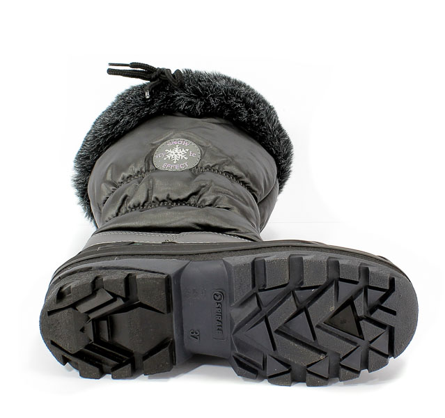 Śniegowce Spirale 0005953 Black Grey